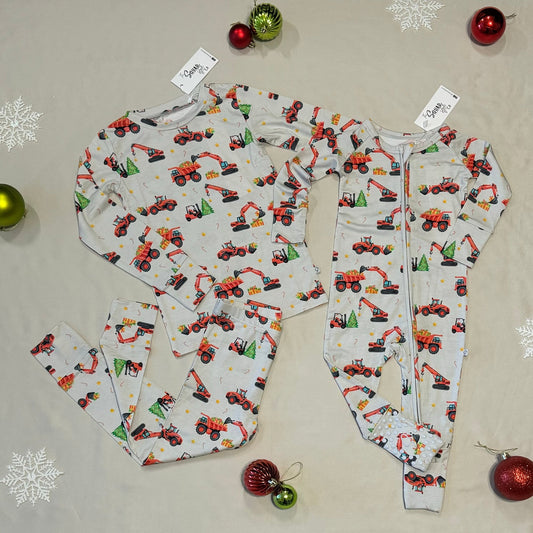 Wrapping Machines Long Sleeve Pajama Set