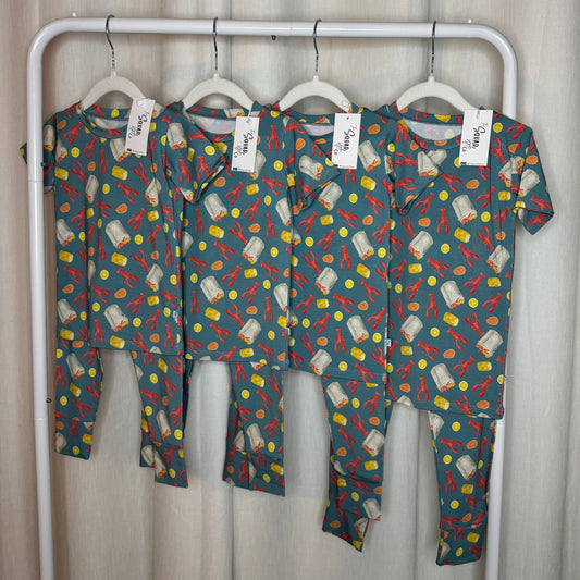 Boil Dat Short Sleeve Pajama Set