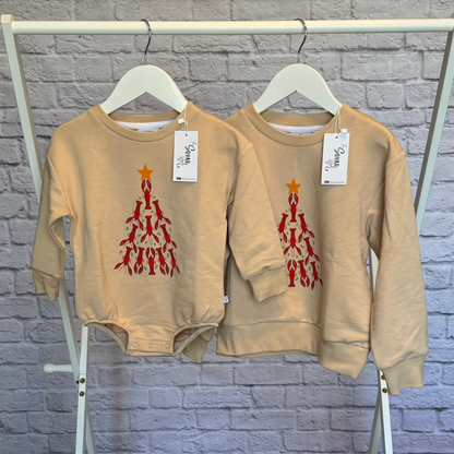 Crawfish Tree Sweatshirt Bubble