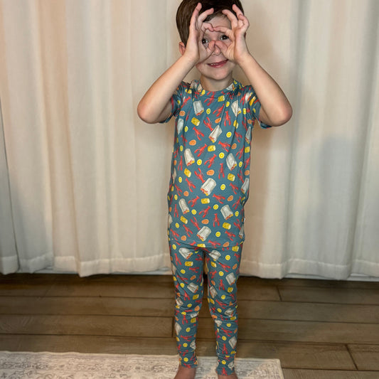 Boil Dat Short Sleeve Pajama Set
