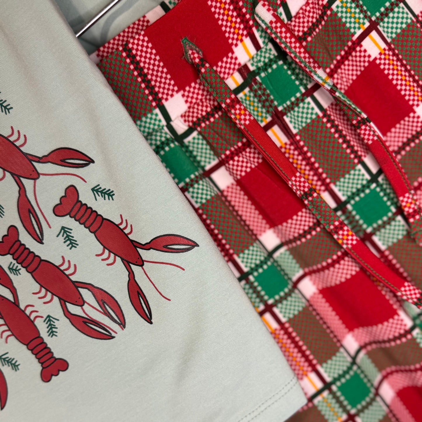 Plaid You're Here Youth Joggers