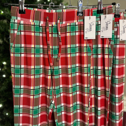 Plaid You're Here Youth Joggers