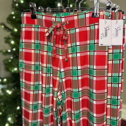 Plaid You're Here Adult Joggers