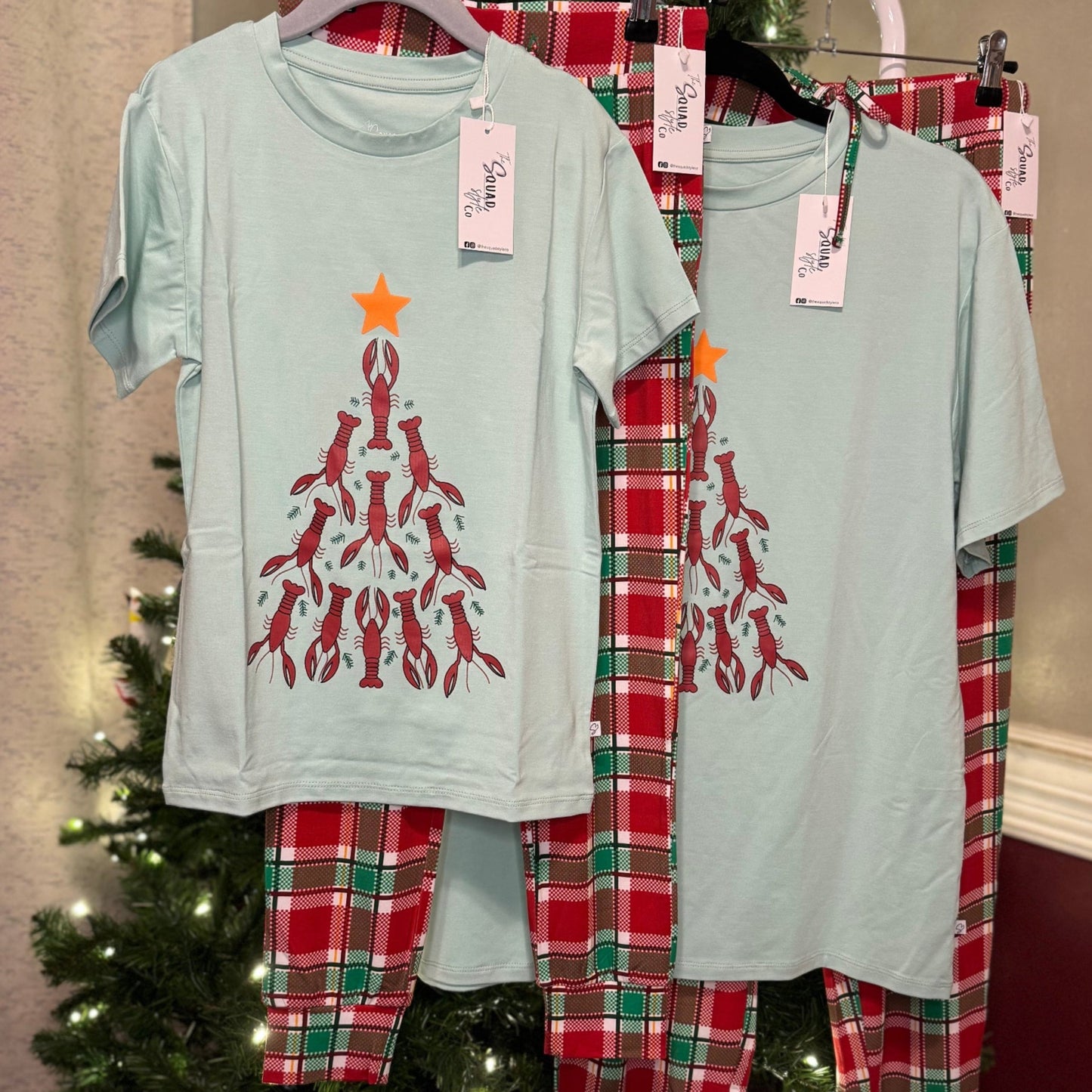 Plaid You're Here Youth Joggers